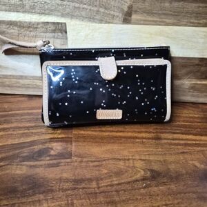 Consuela Black Starry Women's Clutch